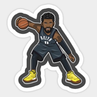 Kyrie Irving Cartoon Style BKLN Sticker